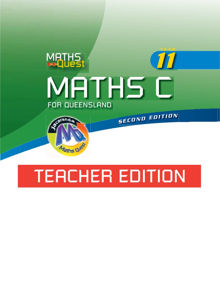 AustMaths Quest 11C Teacher S Addition PDF | PDF | Matrix