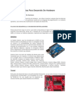 Tarjetas para Desarrollo de Hardware