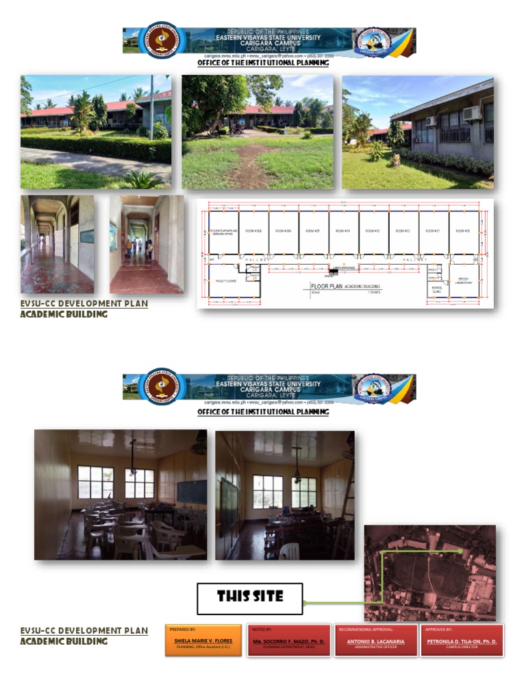 EVSU-CC Academic Building Development Plan | PDF