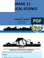 Grade 11 Physical Science: Joebert R. Rivera
