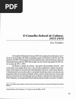Artigo.O Conselho Federal de Cultura.1971.1974.Lia Calabre.pdf