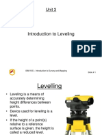 Introduction To Leveling: Unit 3