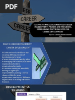 Career Development - HRM Report