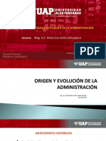 Clase 2 Origen y Evolución de La Administración