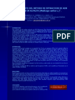 INTA - CRCordoba - EEAManfredi - Grandon N. - Puesta - A - Punto - Del - Metodo - de - Extraccion - de - Adn - Con - PDF