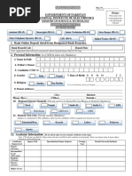 Application Form NIE (MoS&T)