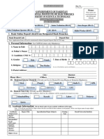 Application Form NIE (MoS&T)