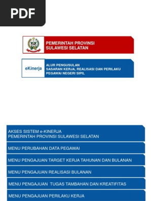 Ekinerja Pegawai Pdf