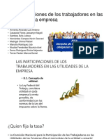 Participaciones de los trabajadores en las utilidades