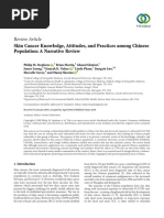 Review Article: Skin Cancer Knowledge, Attitudes, and Practices Among Chinese Population: A Narrative Review