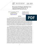 Analisis Kesesuaian Perlakuan Akuntansi Aset Tetap Berdasarkan PSAK No.16 (Study Kasus Di PT. Pisma Putra Textile)