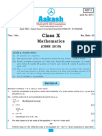 Mathematics Set-1 (Class-X) - SOLUTIONS 19 PDF
