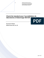 ISO 17025 2005 Checklist (French)