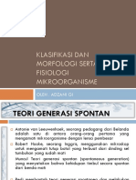 Klasifikasi Dan Morfologi, Serta Fisiologi Mikroorganisme