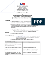 Detailed Lesson Plan In) Grade 12 - Home Economics (Food and Beverage Services NC II)