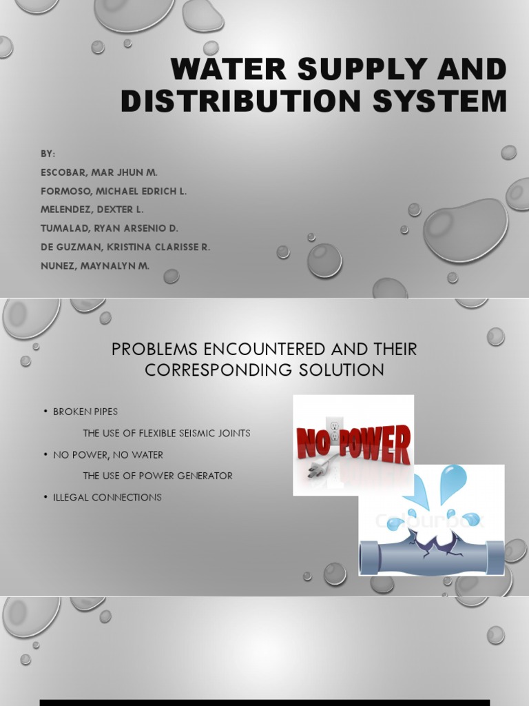 Water Supply Issues and Solutions Guide | PDF | Science & Mathematics