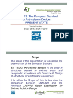 Tobi Zordan The European Standard On Anti Seismic Devices