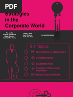 Strategies in The Corporate World