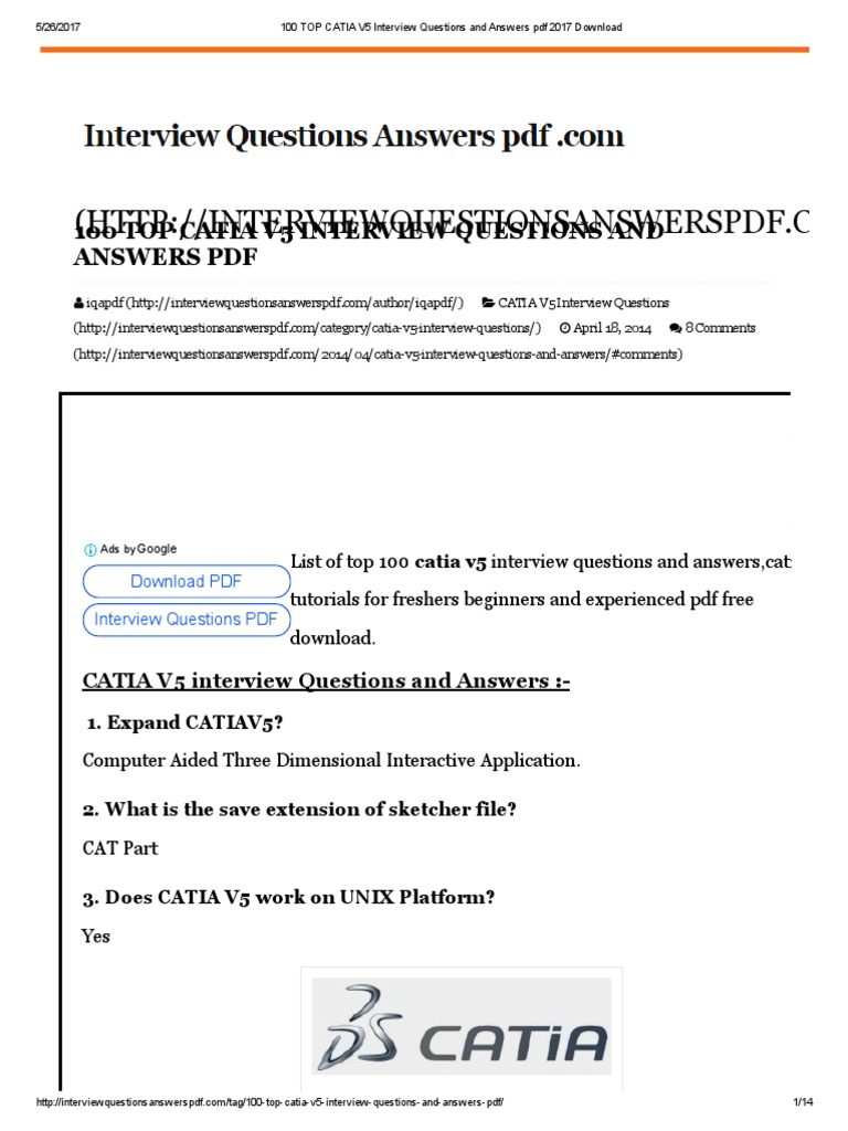 100 Catia Interview Questions Pdf Cartesian Coordinate System Geometry