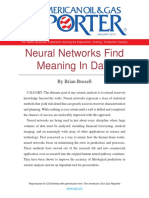 Neural Networks Find Meaning in Data
