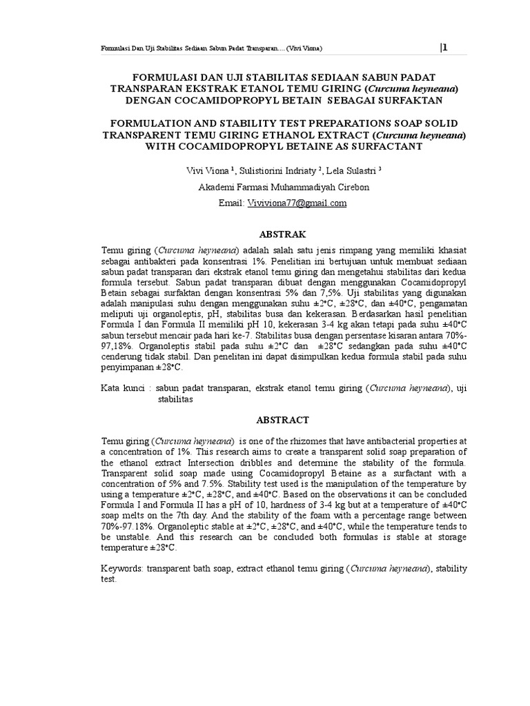 Jurnal 1 | PDF | Kesehatan Holistik | Sains & Matematika