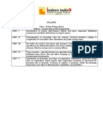 Customs Duty & M.P. Stamp Syllabus