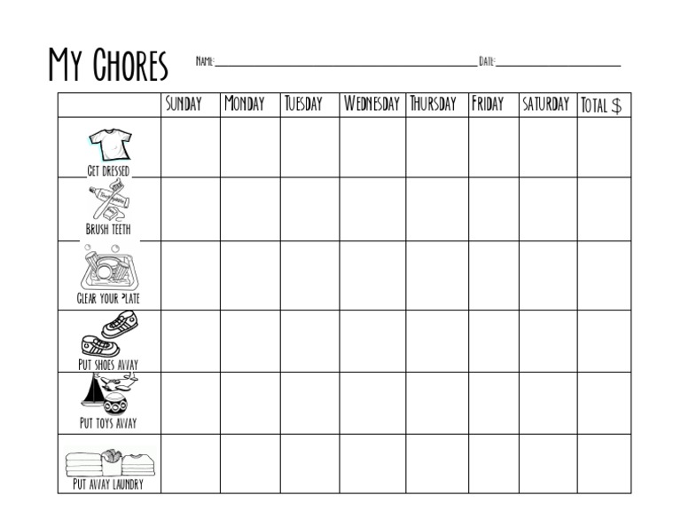 My Chore Chart | PDF