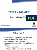 2 - Writing A Cover Letter