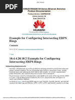 Example For Configuring Intersecting ERPS Rings: S1720&S2700&S5700&S6720 Series Ethernet Switches Product Documentation