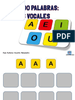 Conciencia Fonológica Vocales PDF