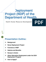 Nurse Deployment Program by DOH