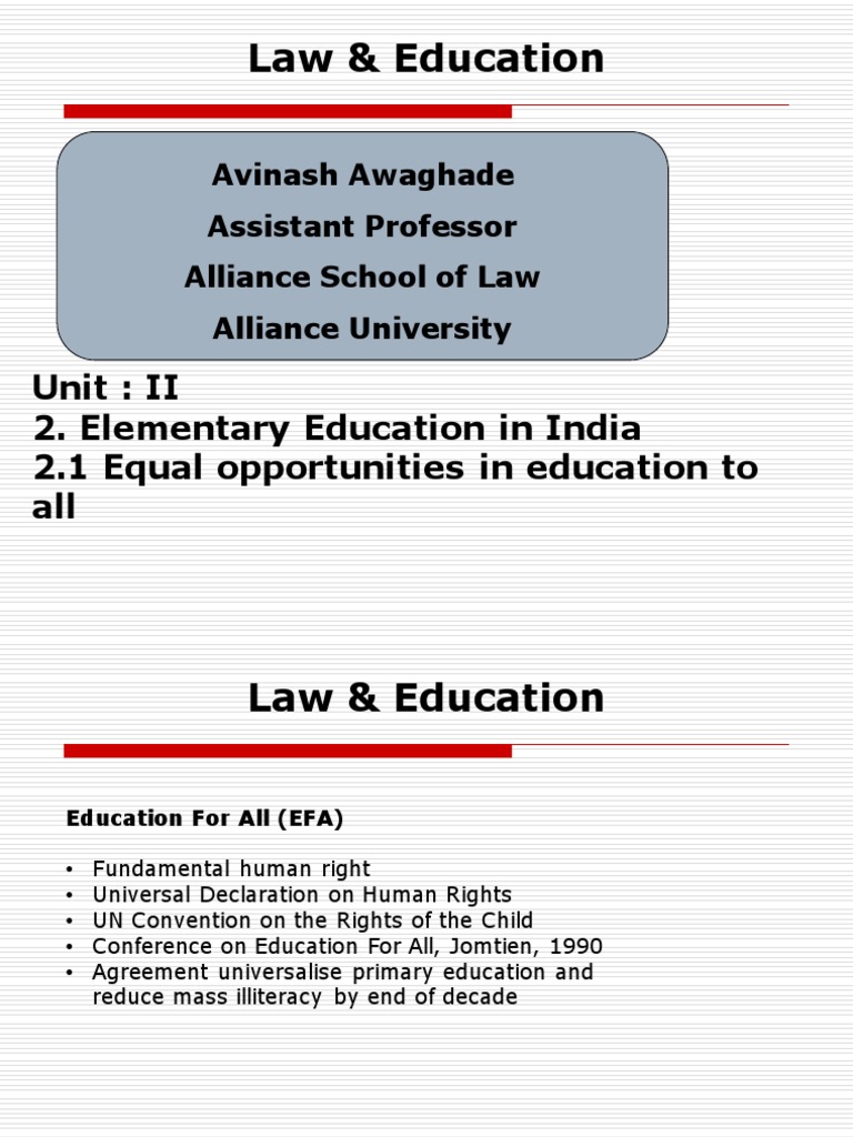 Improving Elementary Education in India | PDF | Primary Education ...