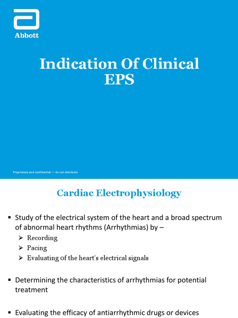 Indication of Clinical EP PDF Cardiac Arrest Cardiac