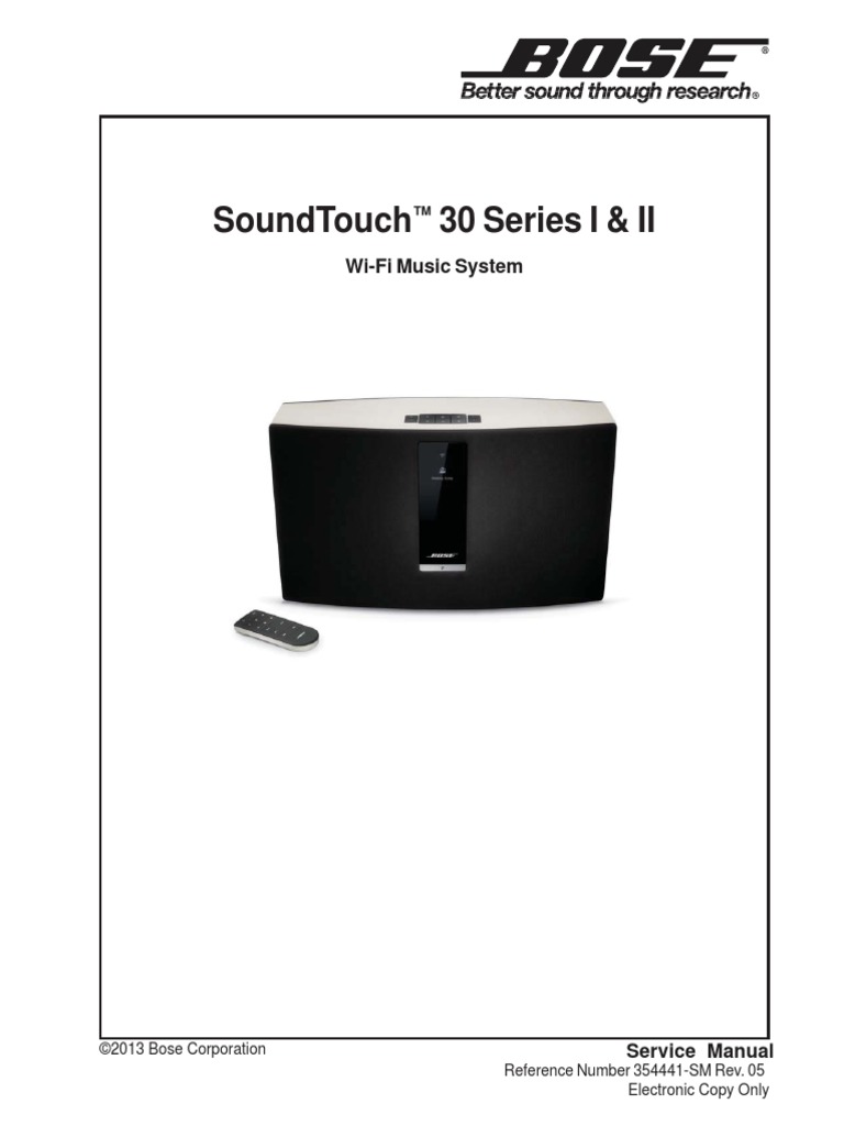User manual Bose SoundTouch 220 (English - 40 pages)