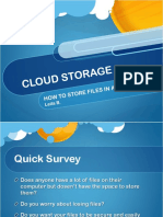 Cloud Storage Presentationlb