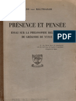 von BALTHASAR, H. U., Presence et pensee de  Gregoire de Nysse, Paris, 1942.pdf