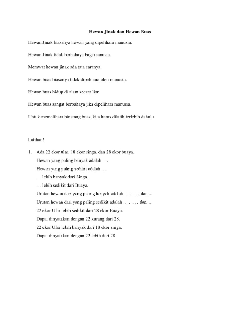 660 Koleksi Gambar Hewan Buas Dan Hewan Jinak Gratis Terbaru