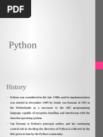 PYTHON Introduction