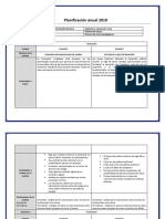 Planificación Anual de Taller de Educacion Civica 8°2019