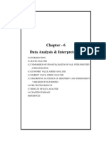 Chapter - 6 Data Analysis & Interpretation