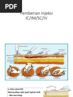 Teknik Injeksi: SC, IM, IC, IV | PDF