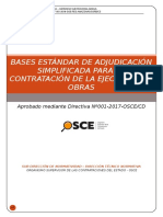 BASES ESTÁNDAR DE ADJUDICACIÓN SIMPLIFICADA PARA LA CONTRATACIÓN DE LA EJECUCIÓN DE OBRAS