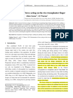 Determination of Force Acting On The Rice Transplanter Finger PDF