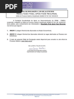 1250 Seletivo Edital 2018 025 SJR Resultado Final Pos Fase Recursal