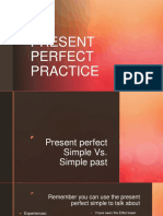 Present Perfect Practice 