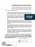 Declaración Jurada de Compromiso Profesional para La Atención Al Ciudadano