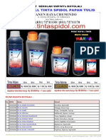 Jual Tinta Spidol Papan Tulis Alkohol Base Hub: 031-72711150