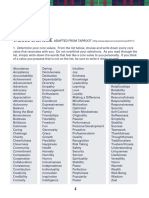 Values Exercise PDF