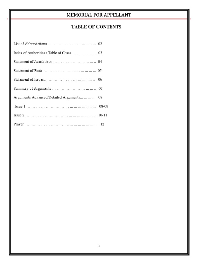 Shivananda Moot Court FINAL | PDF | Appeal | Judgment (Law)