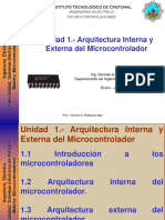 Unidad 1. Arquitectura Interna y Externa Del Microcontrolador PDF